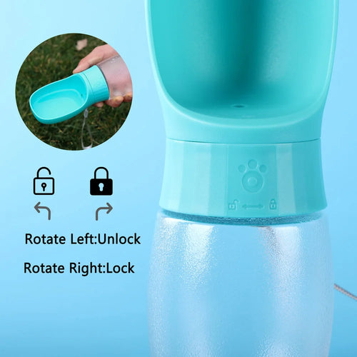 Dog Water Bottle For Pet Dog Cats Feeder Bowls Outdoor Hiking Portable Puppy Drinking Container Golden Retriever Chihuahua Pug